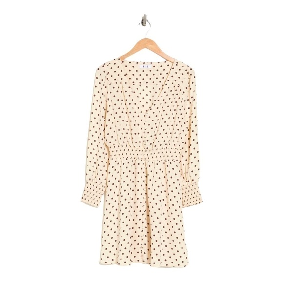 Steve Madden♥️BB Dakota long sleeve smoked mini dress size (medium) - Picture 3 of 7